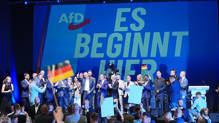 Landtagswahl in Sachsen-Anhalt - Wahlparty AfD