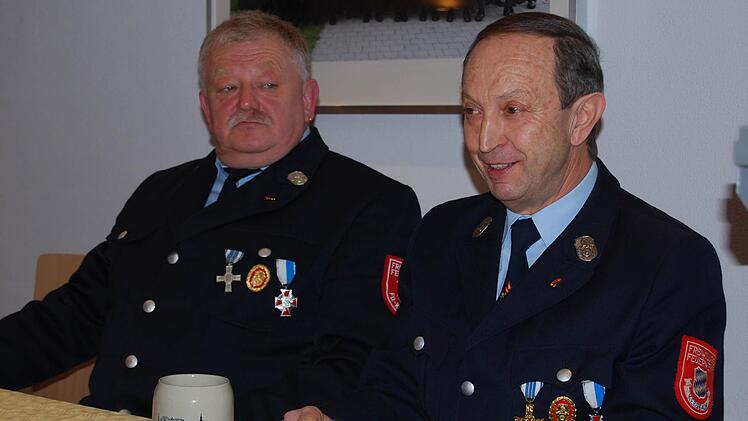 Dietmar Schneider (l.) beerbt Peter Dreßel im Amt des Vorsitzenden. Foto: Hoch