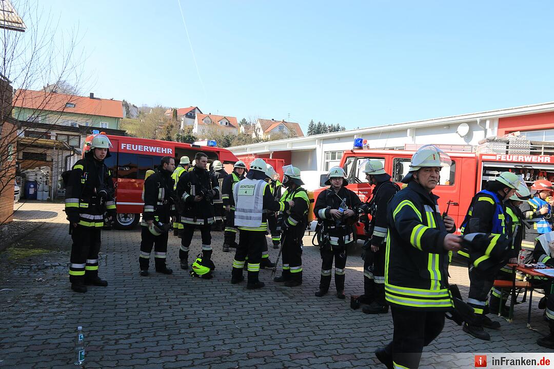 Wohnhaus brennt in Priesendorf