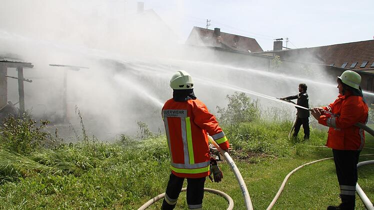 Großbrand in Hutschdorf Foto: Andreas Schmitt