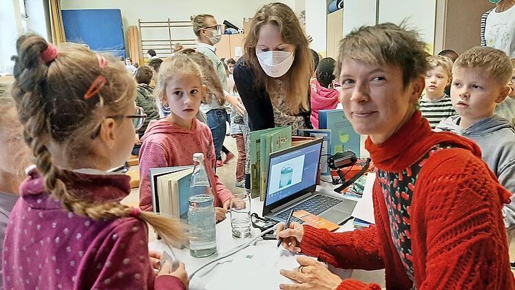 Die Krönung: Das Lieblingsbuch von der Kinderbuchautorin Judith Allert persönlich signieren lassen.