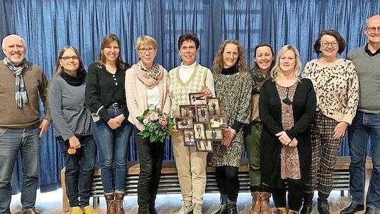 Christian Keul (Aufsichtsrat der Lebenshilfe), Gisela Geisel (Leitung Tagesst&auml;tte), Helga Markert (Elternbeirat), Doris Loske (Lehrerin), Monika Fella (Aufsichtsrat der Lebenshilfe), Carmen Sterzinger (Leitung Schule), Myrjam Schneider (MAV), Mari...