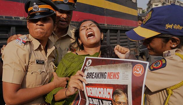 Protest in Indien