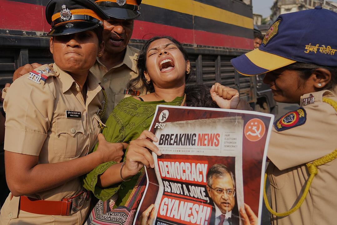 Protest in Indien
