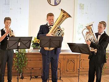 Die Preisträger des Ruckdeschel-Preises: (von links) Lucas Nützel, Moritz Pöhlmann und Julian Neubrand Foto: Werner Reißaus