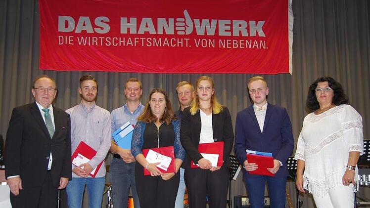 Freisprechungsfeier der Kreishandwerkerschaft: Auszeichnung der Prüfungsbesten.Klaus Werner