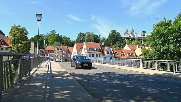 Bamberg: P&uuml;nktlich zur Sandkerwa - Markusbr&uuml;cke wieder f&uuml;r den Verkehr freigegeben