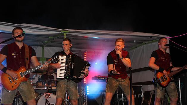 Die "Gerchli" beim Benefizkonzert in Willersdorf Foto: Mathias Erlwein