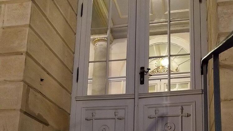 Treppenaufgang zum Haupteingang des Landestheaters CoburgFoto: Jochen Berger