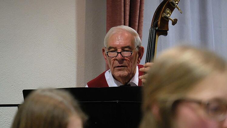 Wolf Dieter Bogner ist der Älteste unter den Eschenbacher Musikanten. Gerd Schaar