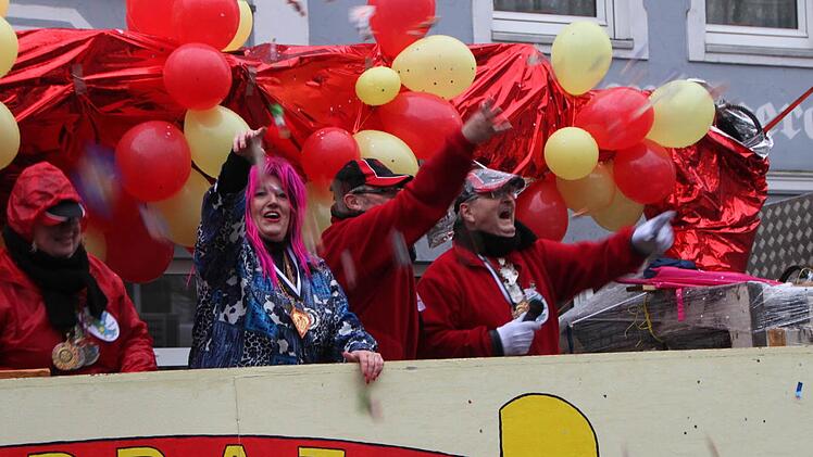 Faschingszug in Bad Brückenau 2016 Foto: Ulrike Müller
