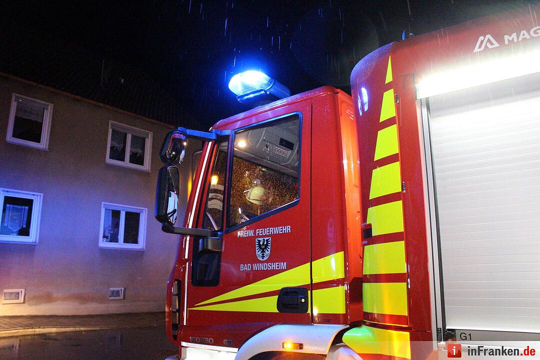 Hoher Schaden bei Brand in Bad Windsheim