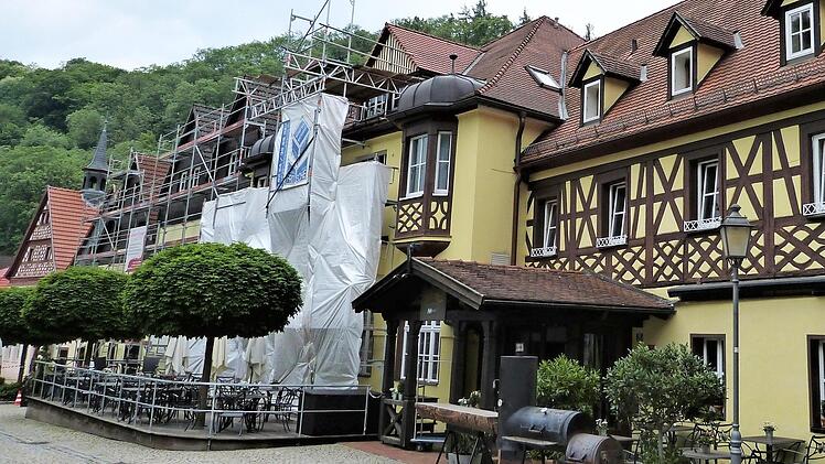 Das Posthotel will die Neugestaltung des Hotel- und Restauranteinganges vornehmen.  Foto: Werner Reißaus