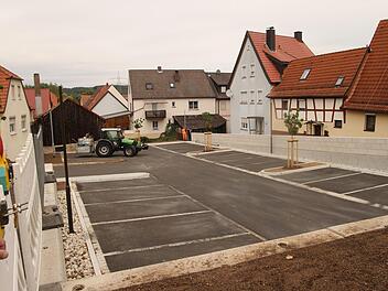Blick auf den neuen Altstadtparkplatz in EltmannGünther Geiling
