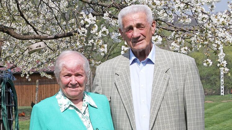 Das Jubelpaar Elfriede und Gregor Lediger  Foto: Günther Geiling