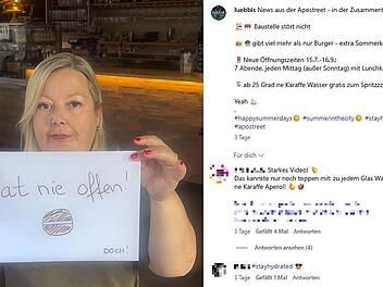 Kathrin Gr&uuml;ner, Inhaberin des "L&uuml;bbis" in Forchheim, will die Ger&uuml;chte &uuml;ber ihr Lokal nicht auf sich sitzen lassen.