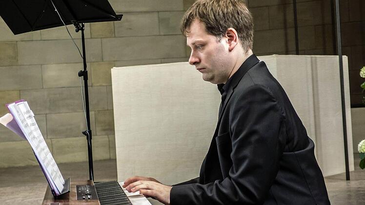 Christian Reissinger am E-PianoFoto: Jochen Berger