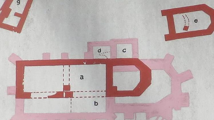 Vor Ort h&auml;ngt ein &Uuml;bersichtsplan.Foto: Erich Olbrich