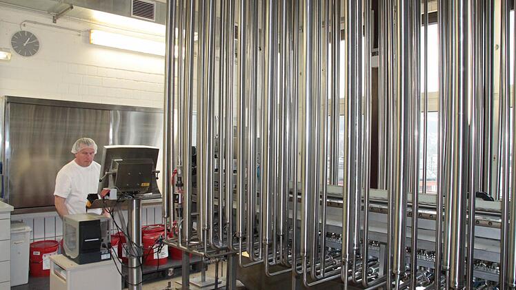 In der Mischanlage. Foto: Jürgen Gärtner