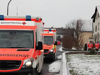 Der Einsatzort: In einem Wohnhaus in Untersteinbach  erlitten sieben Personen Kohlenmonoxid-Vergiftungen.  Michael Will