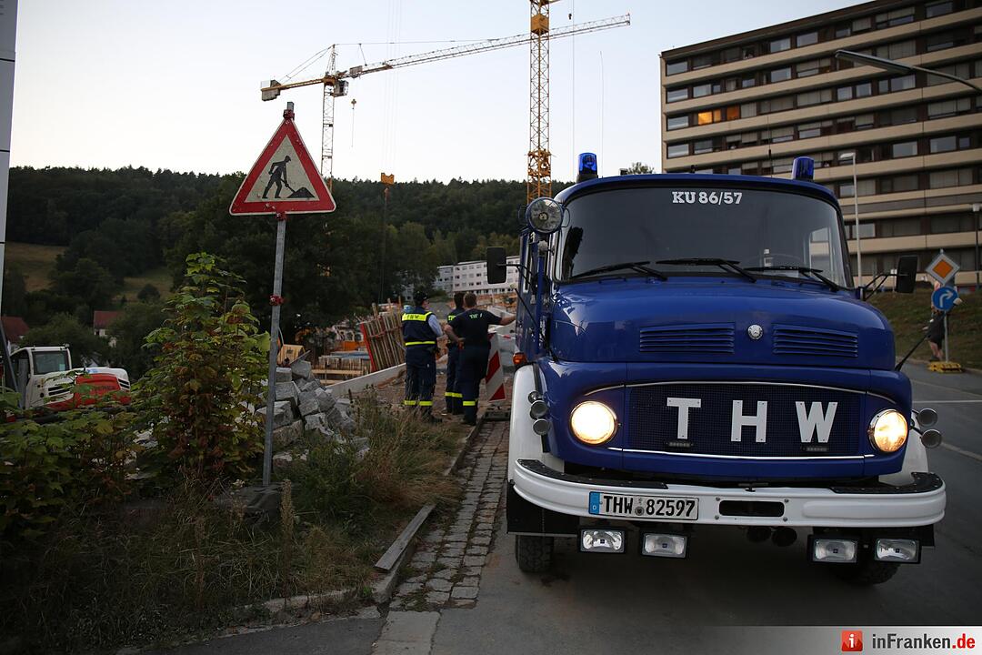 Schwerer Arbeitsunfall auf Baustelle in Kulmbach