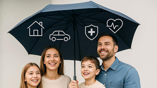 Versicherung, Police, Schutz, Absicherung, Krankheitsfall, Berufsunf&auml;higkeit