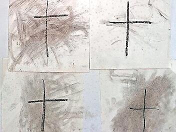 Das Aschenkreuz dieses Jahres.