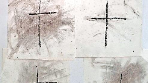 Das Aschenkreuz dieses Jahres.
