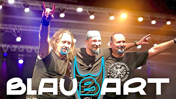 Die Deutschrockband &bdquo;Blaubart&ldquo; spielt zugunsten von &bdquo;1000 Herzen&ldquo; auf der Seeb&uuml;hne des LGS-Gel&auml;ndes in Kronach auf.privat