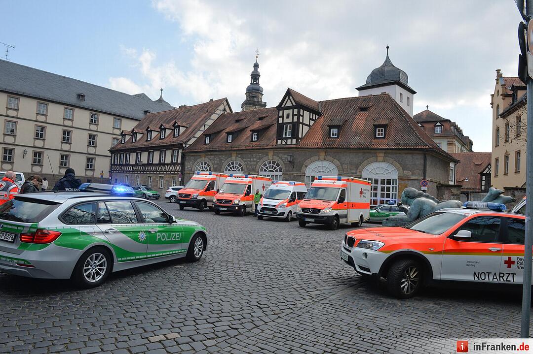 Großeinsatz an Maria-Ward-Schule Bamberg