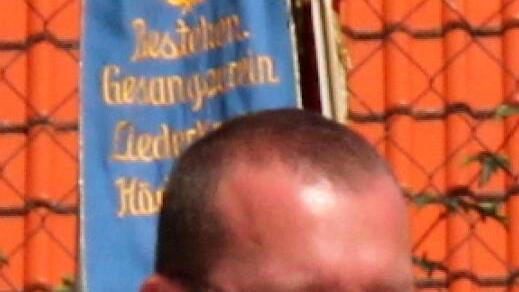 Kaplan Grzegorz Jankowiak (links ) und  Eugeniusz Japtok schilderten die aktuelle Situation in Höchstadts  polnischer Partnerpfarrei Swinemünde.