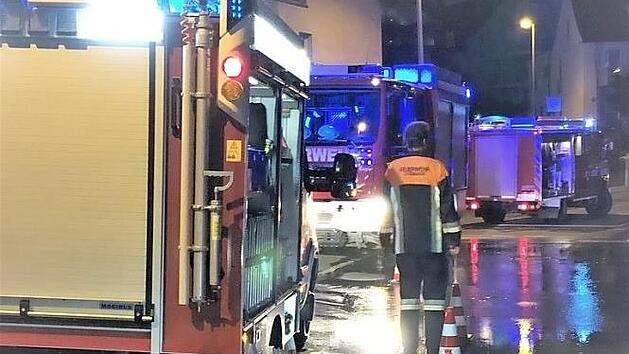 Ein kurzer Regenguss sorgte f&uuml;r 134 Eins&auml;tze in Herzogenaurach.  Foto: Sebastian Weber