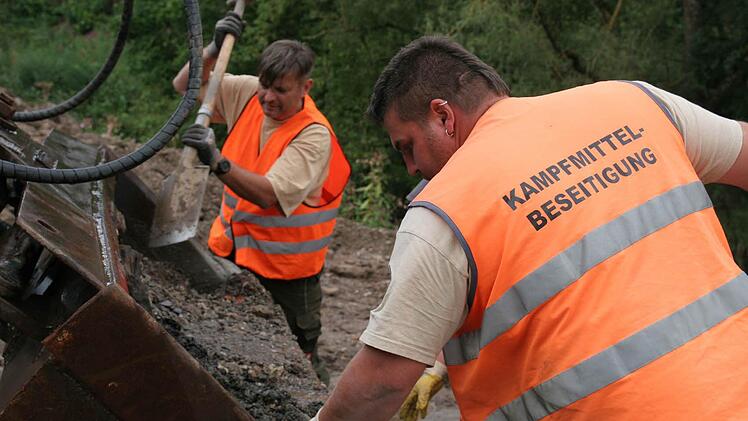 In Meschenbach ist am Freitagabend eine giftige Granate explodiert. Foto: Michael Stelzner