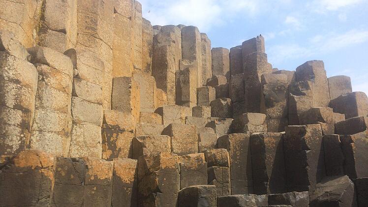 Tausende von Basaltsäulen mit geometrischem Querschnitt bilden das Weltnaturerbe Giant´s Causeway.Manfred Wagner