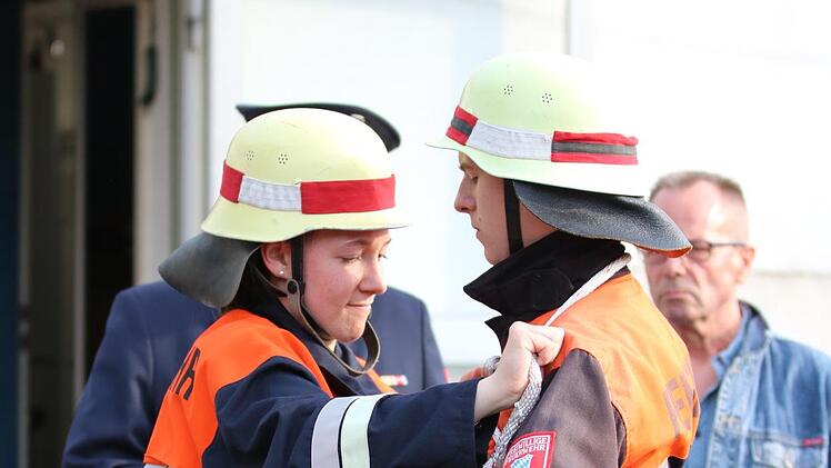 Leistungsprüfung bei der Feuerwehr. Sebastian Schmitt