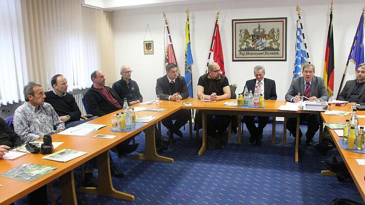 Die Teilnehmer der Übergabe des Managementplans Foto: Friedwald Schedel