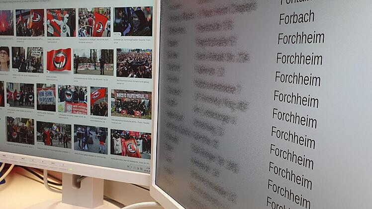 Im Netz wird eine Fake-Liste "Mitglieder der Antifa" verbreitet, auf der auch Namen und Adressen von Forchheimer Bürgerinnen und Bürgern stehen. Foto: Ronald Heck