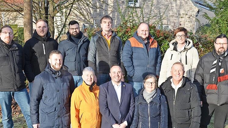 Das Kandidatenteam der Ebracher Neuen Liste.