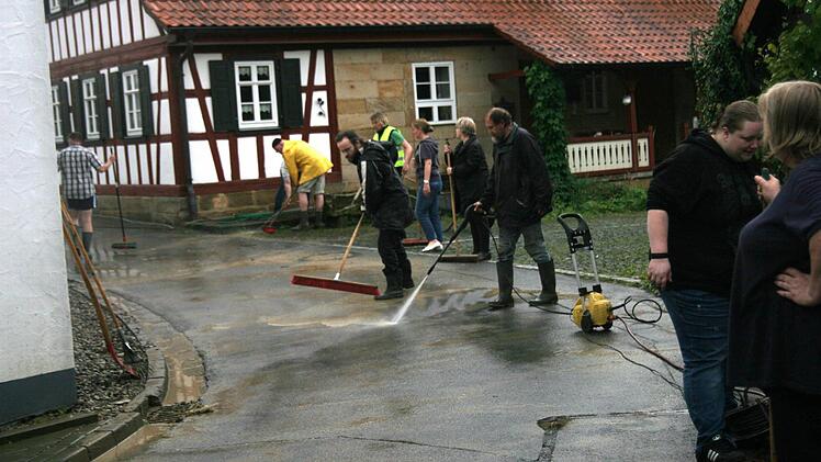 Hochwassereinsatz in Rossach