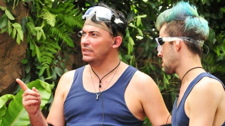 In der 13. Folge von "Ich bin ein Star - Holt mich hier raus!" mussten Matthias und Daniele in die Dschungelprüfung "Trauma-Tunnel". Foto: MG RTL D