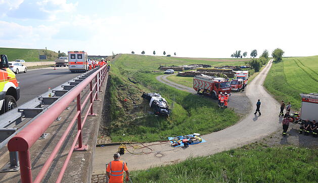 Ehepaar stirbt bei Unfall auf A71