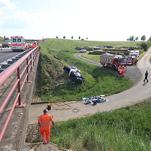 Ehepaar stirbt bei Unfall auf A71
