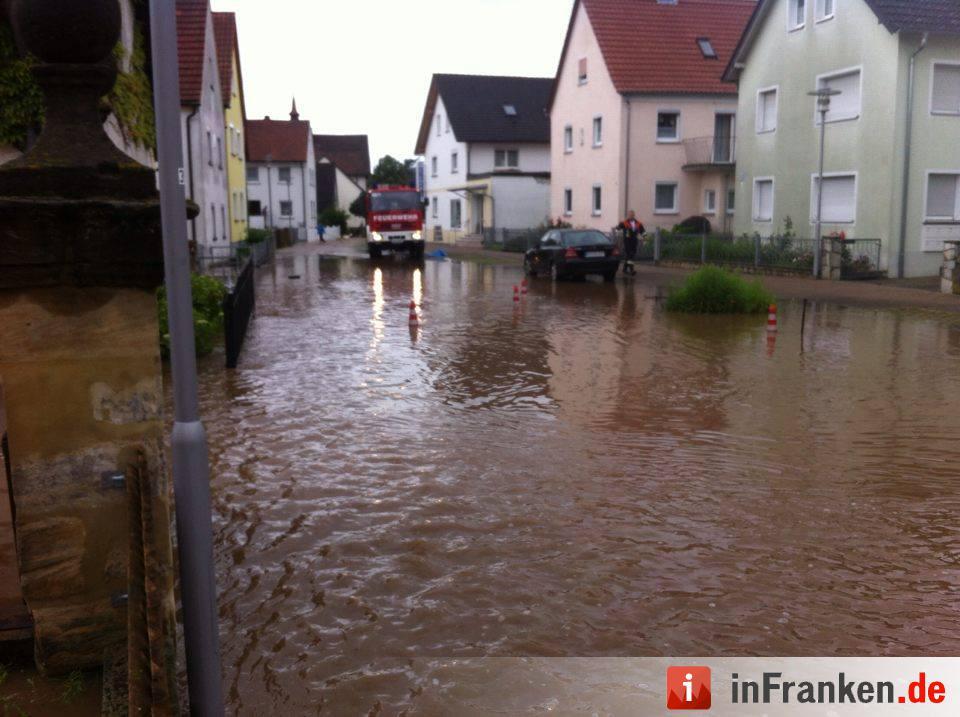 Hochwasser Landkreis Bamberg