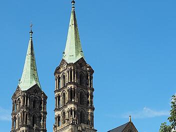 Der Bamberger Dom, ein Wahrzeichen der Stadt.