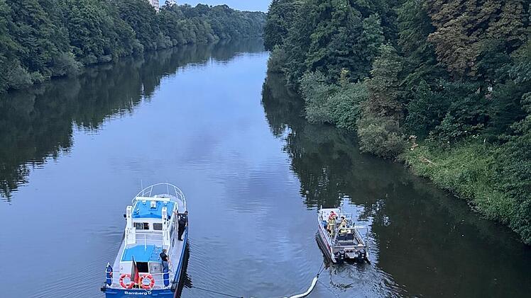 Bamberg: Ölfilm auf rechtem Regnitzarm - Ursprung unklar