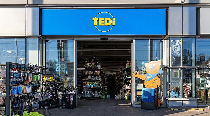 Außenansicht einer Tedi-Filiale