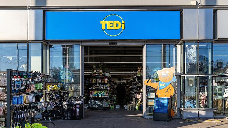 Außenansicht einer Tedi-Filiale