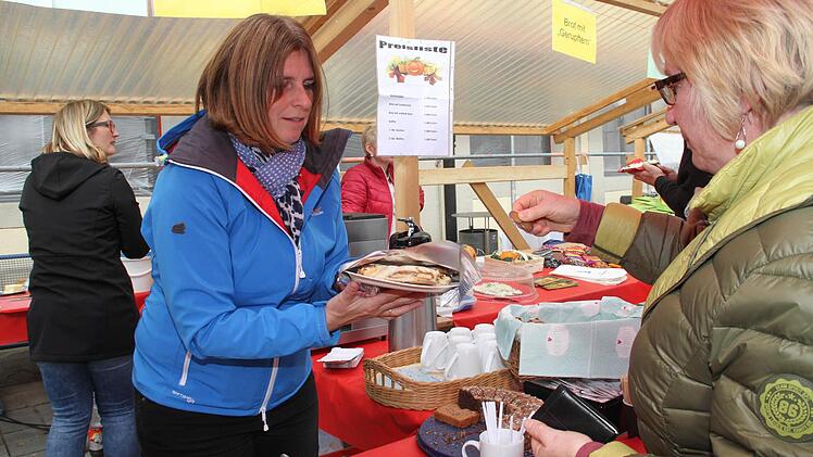 Die St. Katherina-Schule war heuer wieder mit sechs Ständen vertreten.