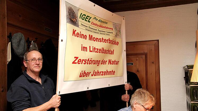 Die Landwirte  sind gegen die Südumfahrung.Richard Sänger