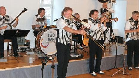 "Two Banjos Jazzband Luzern" brillierte im "Bräuwerck". Foto: H. Wunner